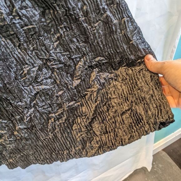 ISSEY Miyake black dress size L in EUC - Picture 3 of 9